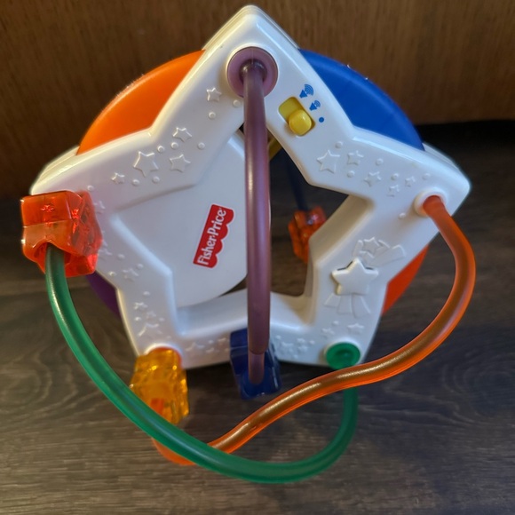 Vintage Fisher Price Sparkling Symphony Star Beads Musical Toy Light Up Plastic - Picture 1 of 4
